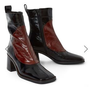 Miista Larisa Two-Tone Boot Black 39